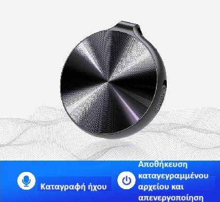 Καταγραφικό παρακολούθησης συνομιλιών σε μενταγιόν 